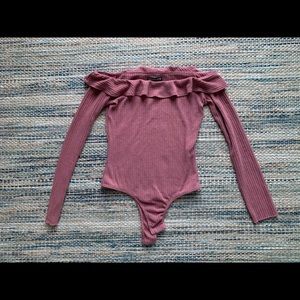 Fashion Nova Pale Pink Bodysuit